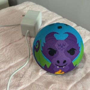 Amazon Echo Dot Kids Smart Speaker with Dragon Design
